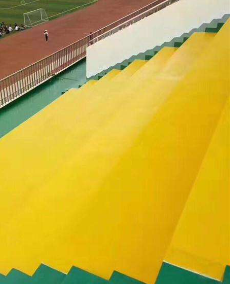 平坝球场台阶翻新修补改造